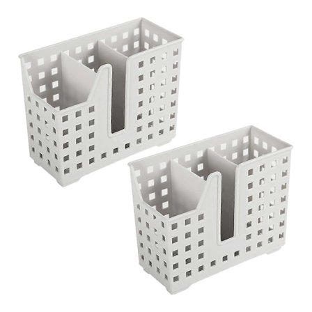 2 Pakk Oppvaskmaskinkurv for Sugerør og Spisepinner Oppvaskmaskin Bestikkurv Oppvaskmaskin Avrenningskurv