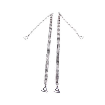 1 par rhinstenstropper bh-stropper til kvinder undertøjstilbehør skulderstropper