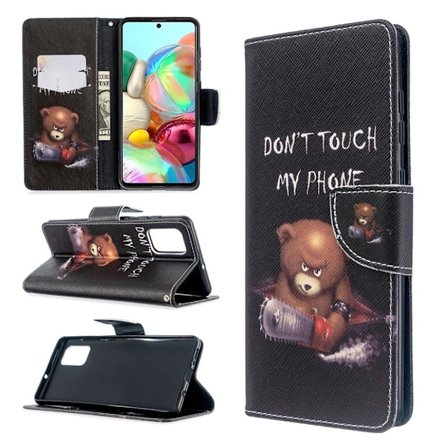 Wonderland Samsung Galaxy A71 flip kuoret - Hurja Karhu