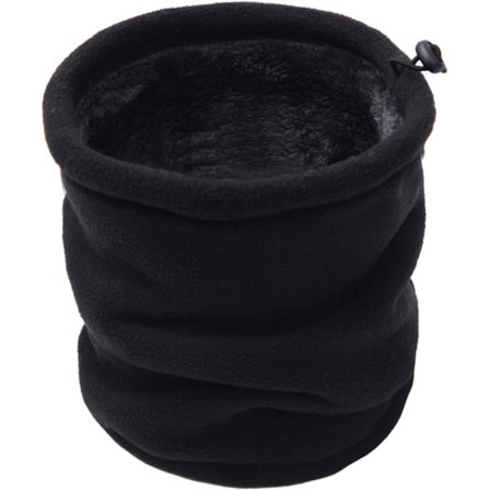 Kaula lämmitin, talvi pehmeä paksu fleece vuori elastinen huivi kaula gaiter, tuulenpitävä hiihto kaula lämmitin naamio
