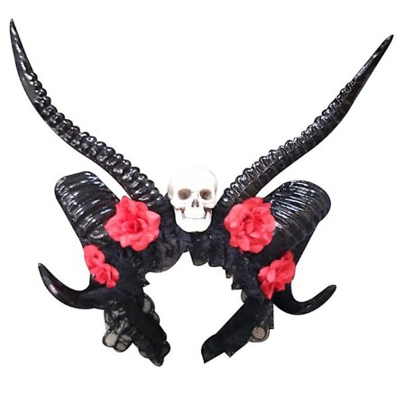 Djävulshorn Huvudband, Svarta Horn Maleficent Horn Huvudband För Halloween Kostym Cosplay