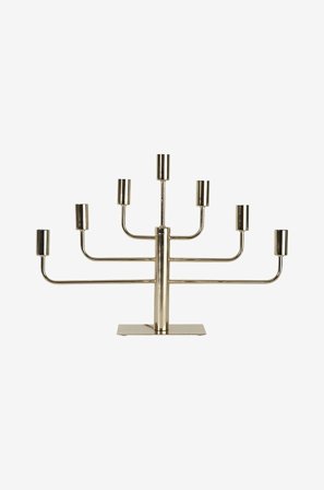 Jotex - Lysestake PIX Messing - Kjøp Adventsstaker hos Jotex