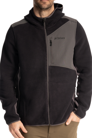 Hoodie Klim Teton Crest Schwarz/Grau L