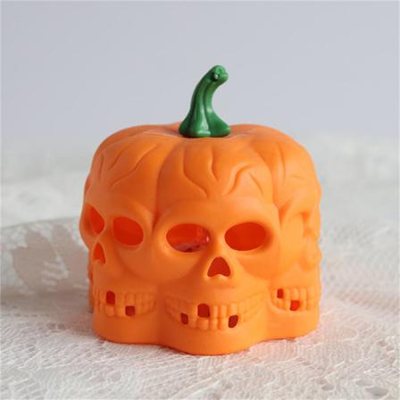 Halloween Led Hollow Pumpkin Candle Light Party Supplies Decora