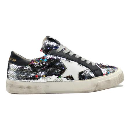 Golden Goose, Sneakers Zwart, Dames, Maat:39 EU,multicolor