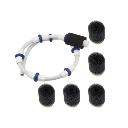 Komplett Tentakel Tilpassbar for Polaris 280 380 180 B5 Feiehale + 5 Skumputer + 1 Monteringsklips