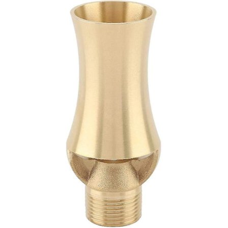 Brons Isfontän Kaskad Cedar Vattenfontän Munstycke Spray Justerbar Huvud Damm