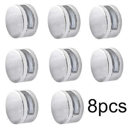 Glassfesteklemme Speilholder Badespeil Festebeslag Jern Krombelagt Fjær Maskinvaretilbehør【PL】