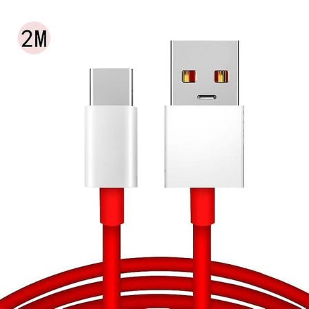 RUI*USB 3.1 Type C-kabel 5V 4A Hurtiglading Strømledning Kompatibel med Oneplus 7 7pro 6t 5t 5 3t 3 Dash-kabel