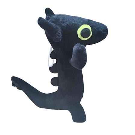 Hvordan trene dragen din Soft Toy Light Fury Dragon, Dancing Dragon Meme Toothless Dancing Stuffed Animal Doll [LGL] Black