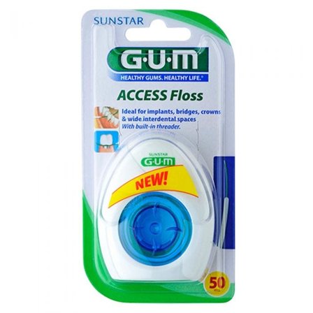Gum Access Floss tanntråd med tanntrådfører 50 stk