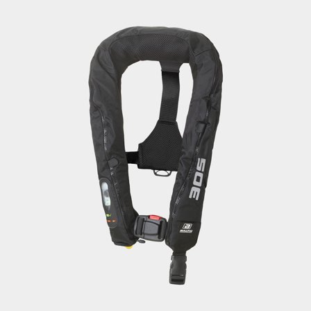 Gilet de sauvetage gonflable Baltic Legend 305N, manuel, noir + cartouche CO2 60 grammes, 40 - 150 kg