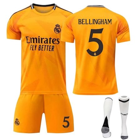 2425 Real Madrid vierasjalkapalloasu Bellingham pelipaita sukat