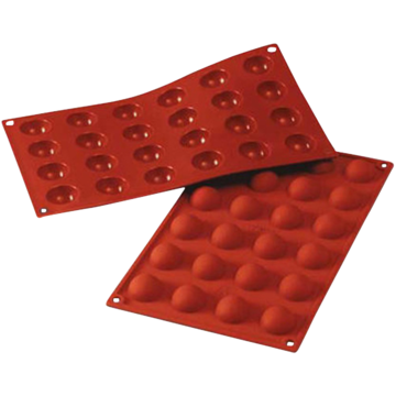 SILIKONFLEX HALVKULER 24 STK