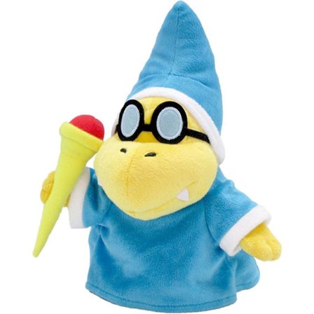 Little Buddy Super Mario All Star Collection 1599 Kamek/magikoopa Täytetty Pehmolelu, 8", monivärinen