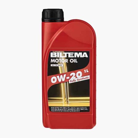 Biltema - Helsyntetisk motorolje 0W-20 ACEA C5 1 liter