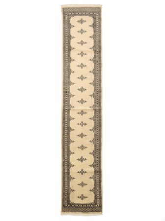 Pakistan Bokhara 2Ply Rug 77X385 Runner Brown/Beige Wool, Pakistan