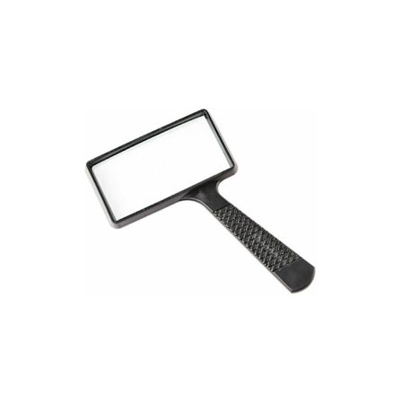 Forstørrelsesglas, læs linsen optisk af forstørrelsesglasset 10x hd avis rektangulær bærbar ergonomi