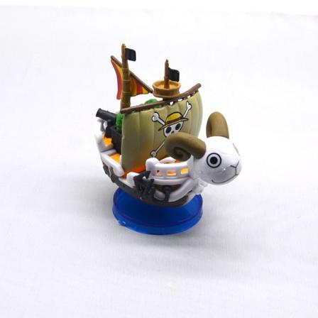 Anime One Piece Skib Figur Luffy Model Legetøj Super Cute Mini Båd Model Action Figur