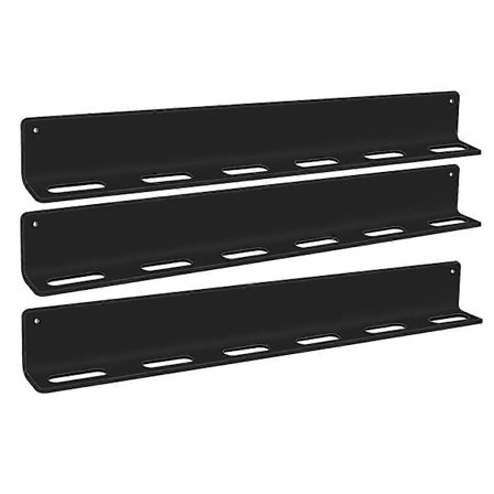 Solbrille Stativ Væghængt Klar Akryl Brille Display 6 Slots Briller Opbevaring Organizer Sort