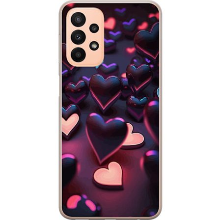 Yhteensopiva Puhelinkuori Samsung Samsung Galaxy A23 KeskiyönSydämet