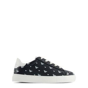 Kids - Emporio Armani Branded Sneakers Navy - Trainers - 40 EU - Navy