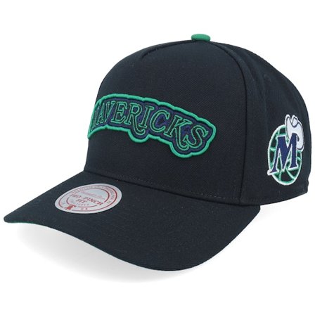 Mitchell & Ness - NBA Svart adjustable Caps - Dallas Mavericks Class Act Pro Hwc Black A-Frame Adjustable @ Hatstore