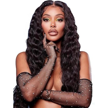 Svart - Verkkosukkahousut naisille, kimaltelevat juhlahanskat, kimaltelevat tanssiaishanskat, klassinen 1920-luvun tyyli