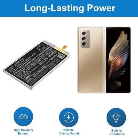 Batteri til SmartPhone, Mobil til Samsung Galaxy W21 5G, Galaxy Z Fold2 og andre.