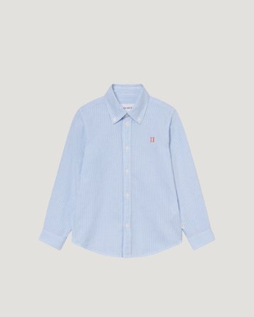 Les Deux Konrad Contrast Oxford Shirt KIDS Blå Skjorter Dreng - Kids Brand Store
