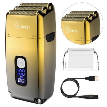 Genopladelig hår skæg elektrisk barbermaskine til mænd kraftig elektrisk barberkniv hoved skaldet barbering maskine