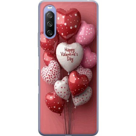 Kompatibelt Mobildeksel til Sony Sony Xperia 10 III Valentinsballonger