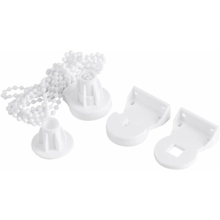 Rullgardinfäste 25mm Triomphe Rullgardin Fäste Sidotrissa Koppling Dekorativ Lång Pärlad Kedjesats för Fönsterbehandlingar