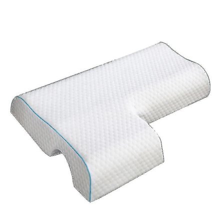 Par Pude Bue Pude med Langsom Rebound Memory Foam Armlæn Hånd Cube ((Højre arm pude)