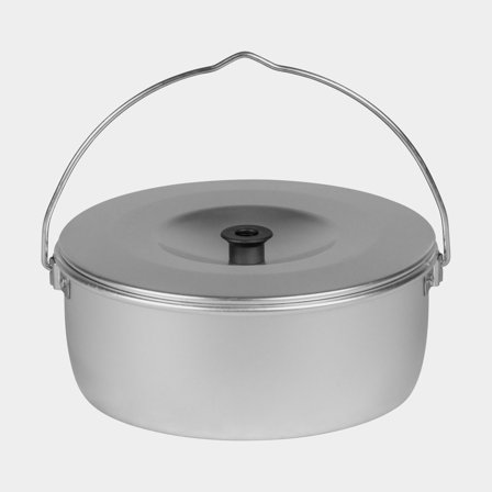 Saucepan with lid Trangia 124, UL / UltraLight aluminium, 1 litre