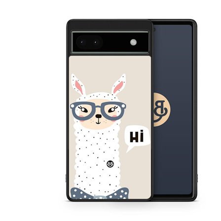 Bjornberry Skal Google Pixel 6a - Söt Lama