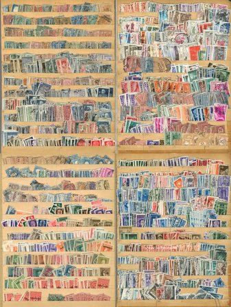 Italien - Dubletsamling på 4 instickskort