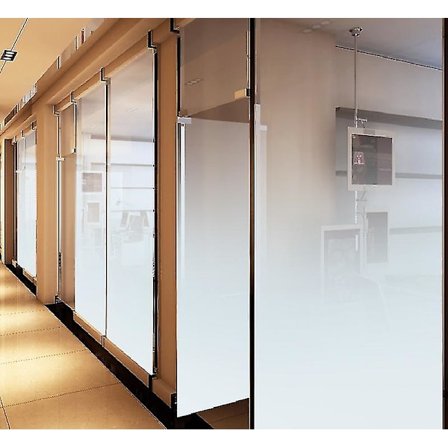 Glaspapir Vindue Dekorativ Film Hvid Prik Envejs Gradient Vindue Film Gradvist Mat Selvklæbende Deco Halvprivat Glas