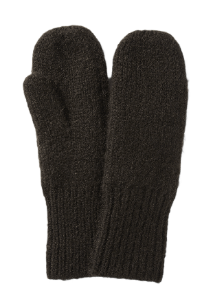 Wera Stickade tumvantar i mohairmix KATE Vantar & handskar Brun ONESIZE