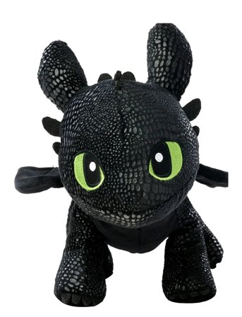 Universal - Toothless Black Simba Toys
