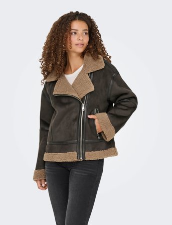 ONLY Onlkendra Life Bond Oversizjacket Cc Otw - Brown - L