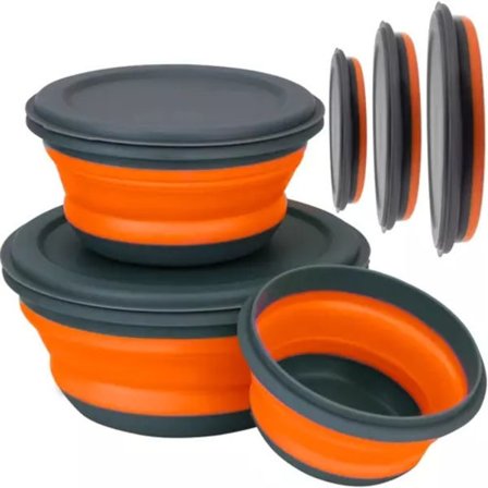 Collapsible Silicone Bowls - 3-Piece Set