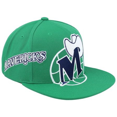 Mitchell & Ness - Verde snapback Gorra - Dallas Mavericks Big Time Hwc Green Snapback @ Hatstore