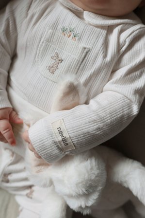 Newbie | Langermet body med krage Offwhite 68 | Offwhite