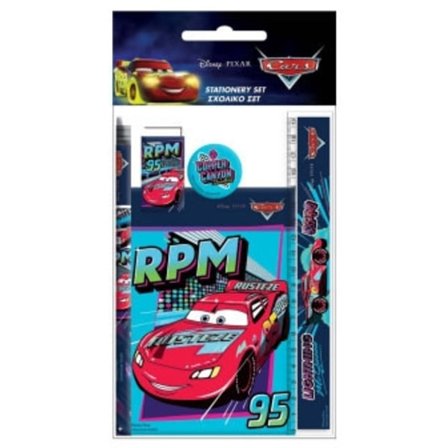 Disney Cars RPM skrivset 5-delar