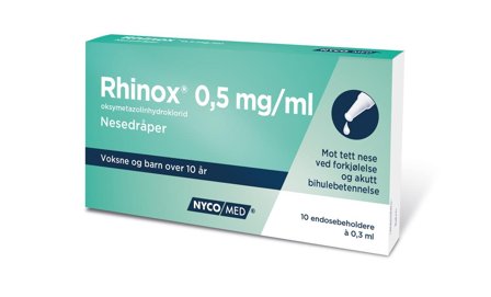 Rhinox 0,5 mg/ml nesedråper endosebeholder 20x0,3 ml