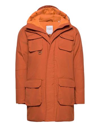 Parka Jacket Arctic Canvas - Grs/V Brown Knowledge Cotton Apparel