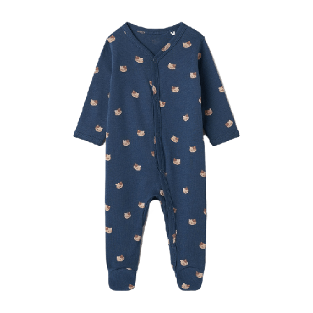 RIKIKI Pyjamas med tryckknappar ALEX Sovplagg Blå 50