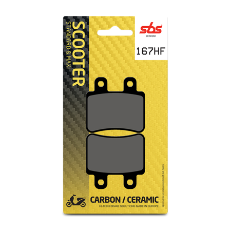 Bremseklosser SBS keramiske til scooter - Peugeot Satelis 125 ABS 2007-2008