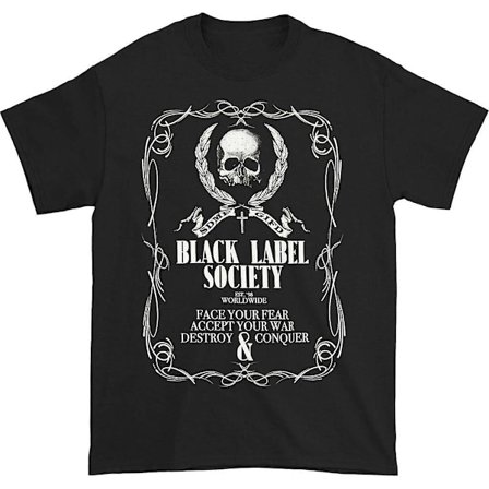 Black Label Society Linework Crest Tee T-shirt